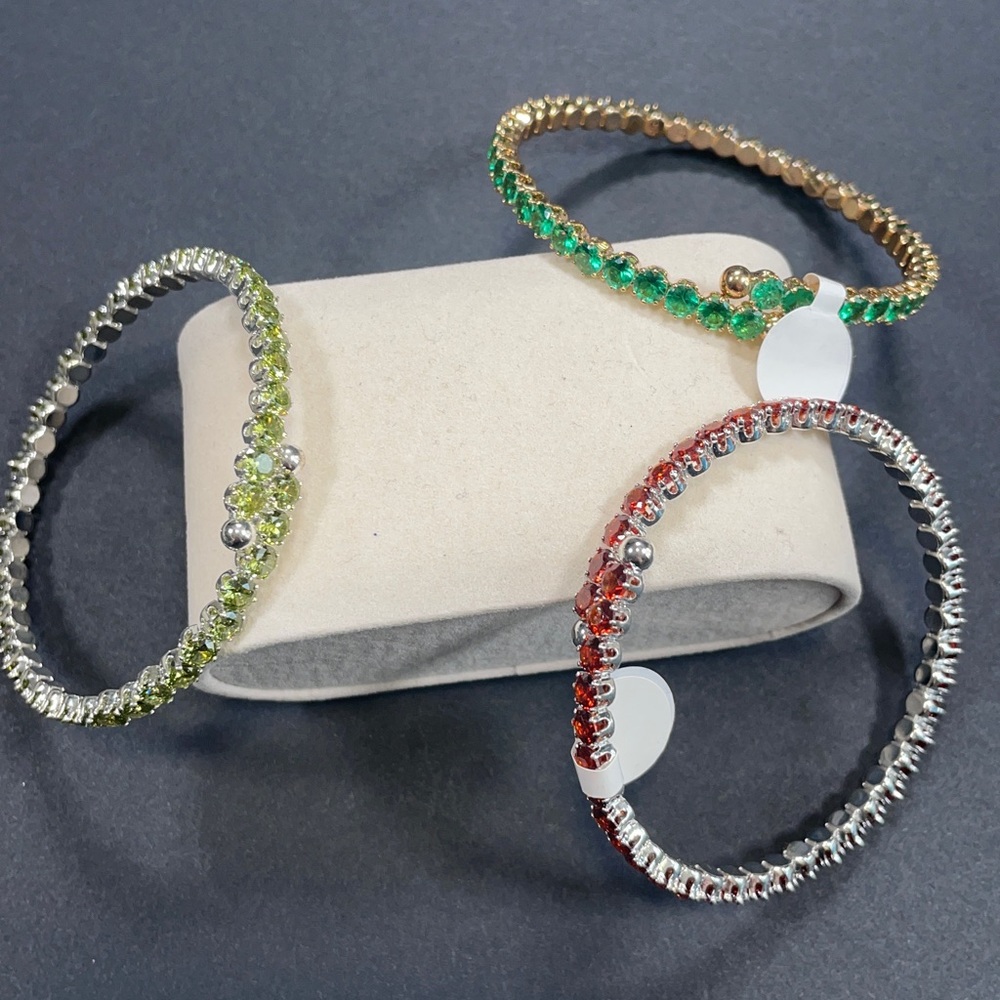 Bangle Gem Bracelet (ruby) - Picture 3 of 5